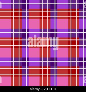 Hell karierten Stoff Stock Vektor