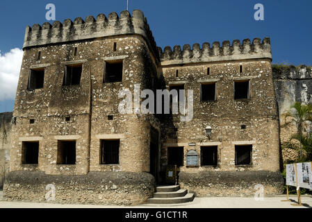 Alte Festung, Stonetown, Zanzibar Stockfoto