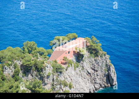 Capri, Villa di Curzio Malaparte Stockfoto