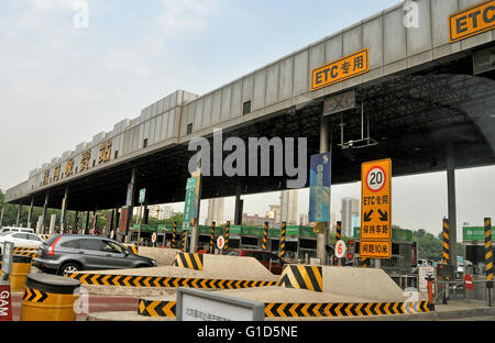 Straße Szene Mautautobahn etc. Peking China Stockfoto