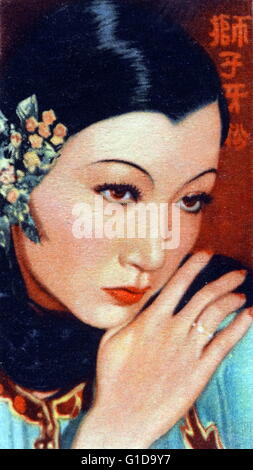 Anna May Wong (1905 – 1961) ersten chinesischen amerikanischen Filmstar, und auch die erste asiatisch-amerikanische Schauspielerin, internationale Anerkennung zu gewinnen Stockfoto