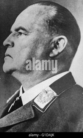 Hugo Sperrle (1885 – 1953) deutschen fangen Sie Marschall der Luftwaffe während des zweiten Weltkriegs. Vor dem Krieg war er Kommandeur der Legion Condor in Spanien während des spanischen Bürgerkriegs. Seine Kräfte wurden ausschließlich an der Westfront und das Mittelmeer während des Krieges eingesetzt. Hier bei seiner 1946 Kriegsverbrechen Probe gesehen. Stockfoto