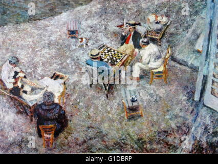 Zugluft 1906 von Jean-Édouard Vuillard (1868 – 1940). Französischer Maler und Grafiker der Nabis zugeordnet Stockfoto