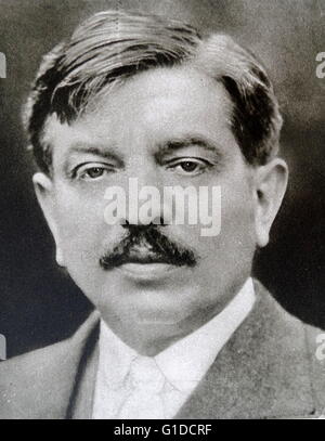 Pierre Laval (1883 – 15. Oktober 1945);  Französischer Politiker. Premierminister von Frankreich vom 27. Januar 1931 bis 20. Februar 1932, und auch eine andere Regierung vom 7. Juni 1935, 24. Januar 1936 leitete. Stockfoto