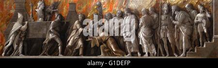 Gemälde mit dem Titel "Die Einführung der Kult der Kybele" von Andrea Mantegna (1431-1506) ein italienischer Maler und Student der römischen Archäologie. Vom 15. Jahrhundert Stockfoto