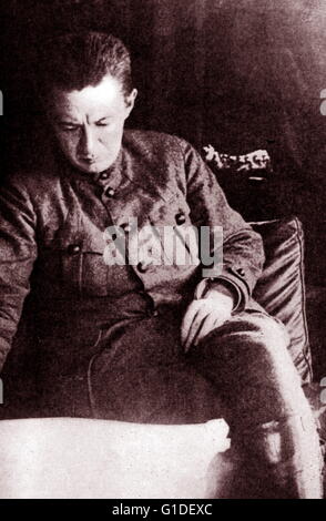 Photographic print von Alexander Fyodorovich Kerensky (1881-1970) ein russischer Jurist und Politiker, der zweite Minister-der russischen provisorischen Regierung Vorsitzender. Vom 20. Jahrhundert Stockfoto