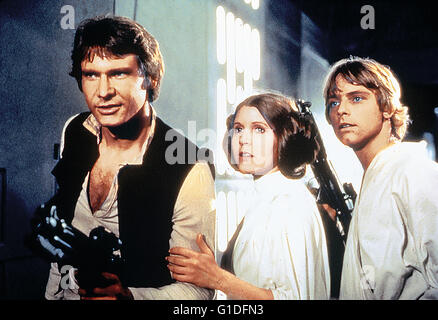 Krieg der Sterne - Special Edition / Harrison Ford / Carrie Fisher / Mark Hamill Stockfoto