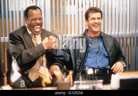 Lethal Weapon - Zwei Profis Räumen Auf / Danny Glover / Mel Gibson Stockfoto