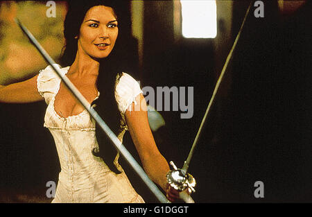 Maske des Zorro, sterben / Catherine Zeta-Jones, Stockfoto