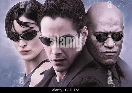 Matrix / Keanu Reeves / Carrie-Anne Moss / Laurence Fishburne,... Gehört Zu Den Streaming-Toptiteln: Matrix ^ ^ Warner ^ ^... Stockfoto