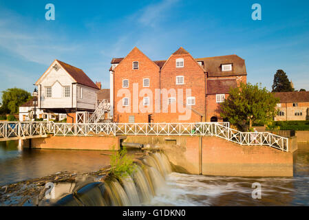 Wassermühle Tewkesbury, Gloucestershire, UK. Stockfoto