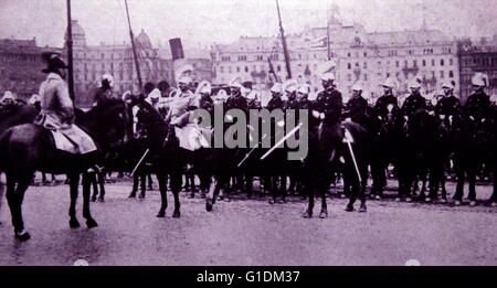 Fotografisches Porträt von König Gustaf V von Schweden (1858-1950). Vom 20. Jahrhundert Stockfoto