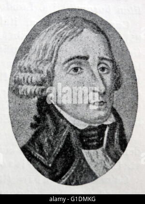 Porträt von Jean Jacques Régis de Cambacérès (1753-1824), französischer Jurist und Staatsmann. Vom 19. Jahrhundert Stockfoto