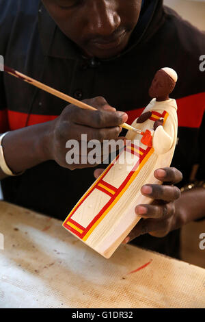 Saint-Blaise-Berufsschule durch ein italienischer katholischer Priester gegründet. Savoigne. Senegal. Stockfoto