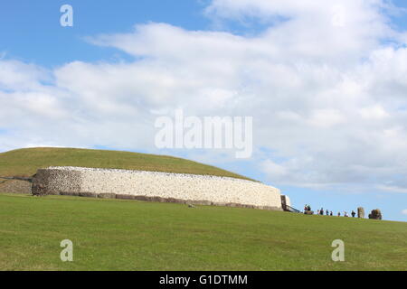 Newgrange, ein prähistorisches Monument in County Meath, Irland Stockfoto