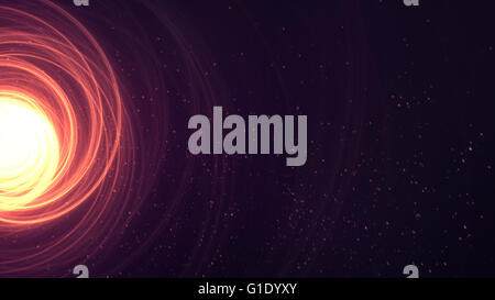 Magische abstrakte Kurven Stockfoto