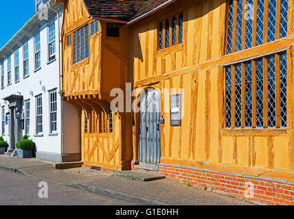 Kleiner Saal, in dem Dorf Lavenham, Suffolk, England UK Stockfoto