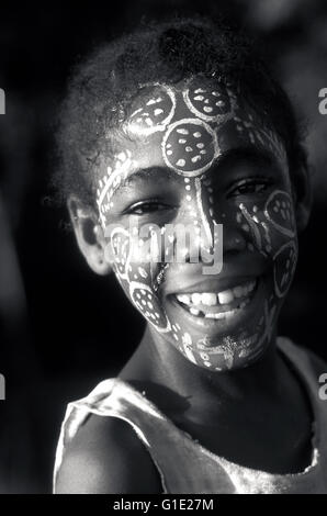 Mädchen in nosy, Madagaskar Stockfoto