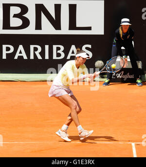 Rom, Italien. 13. Mai 2016. BNL d ' Italia-Tennis-Turnier. Timea Bacsinszsky (SUI) im Vergleich zu Garbine Muguruza (ESP). Garbine Muguruza Credit: Aktion Plus Sport/Alamy Live-Nachrichten Stockfoto