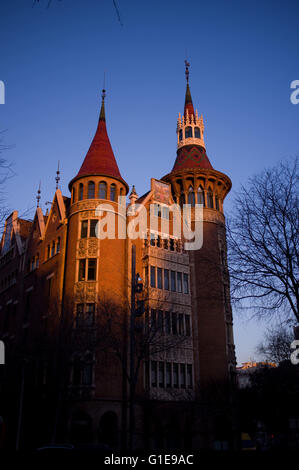 Barcelona, Katalonien, Spanien. 23. Januar 2014. Image-Datei - La Casa de Les lesPunxes modernistischen Gebäude in Barcelona, Josep Puig i Cadafalch. © Jordi Boixareu/ZUMA Draht/Alamy Live-Nachrichten Stockfoto