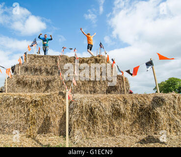 Tough-Mudder Herausforderung Stockfoto