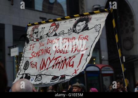 London, UK. 14. Mai 2016. Ein Motivations-Poster. Bildnachweis: Marc Ward/Alamy Live-Nachrichten Stockfoto