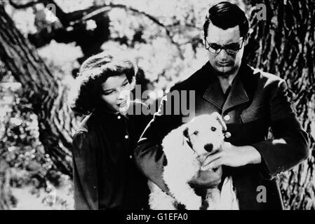 Leoparden Küßt Man Nicht / Katharine Hepburn / Cary Grant / Bringing Up Baby, Stockfoto