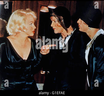 Manche Mögen es Heiß / Marilyn Monroe / Tony Curtis / Jack Lemmon Stockfoto