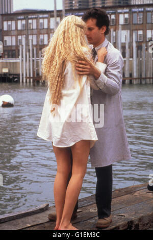 Splash - Jungfrau sterben bin Haken / Daryl Hannah / Tom Hanks Stockfoto