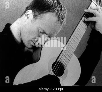 Der britischen Musiker, Sänger Und Schauspieler Sting, 1990er Jahre. Britischer Musiker, Sänger und Schauspieler Sting, der 1990er Jahre. Stockfoto