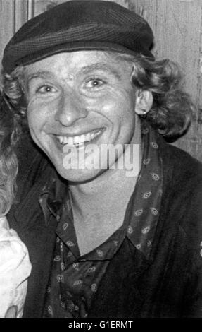 Der Deutsche Moderator Thomas Gottschalk, 1980er Jahre Deutschland. Deutsche TV-Moderator Thomas Gottschalk, Deutschland der 1980er Jahre. Stockfoto