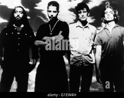 Sterben Sie Amerikanische Band Soundgarden, 1990er Jahre. US-amerikanische Band Soundgarden, der 1990er Jahre. Stockfoto