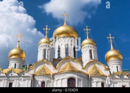 Verkündigung-Kathedrale im Kreml, Moskau Stockfoto