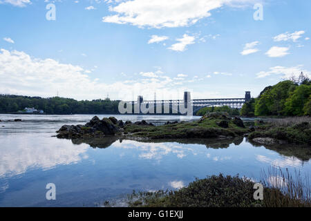 Menai straights Angelsey North Wales UK Stockfoto