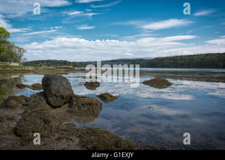 Menai straights Angelsey North Wales UK Stockfoto