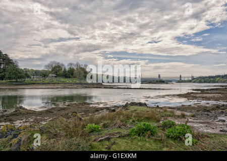 Menai straights Angelsey North Wales UK Stockfoto