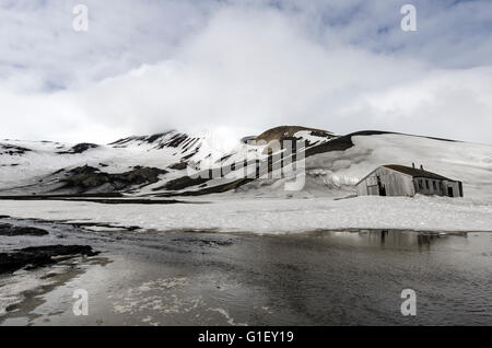 Alten Walfangstation Deception Insel Süd-Shetland-Inseln antarktischen Halbinsel Antarktis Stockfoto