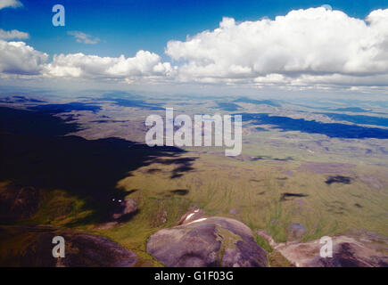 Luftaufnahme des entfernten Sibirien; Tschuktschen-Halbinsel; Magadan Region; Russische Föderation Stockfoto