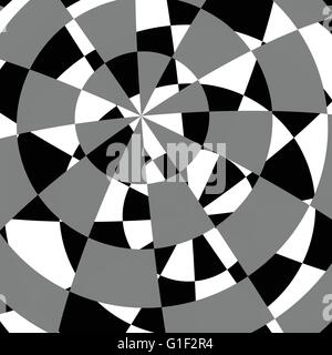 Abstrakte facettierenden Hintergrund. Überlappenden Mosaik Formen. Graustufen-Monochrome geometrische Hintergrundtextur. Stock Vektor