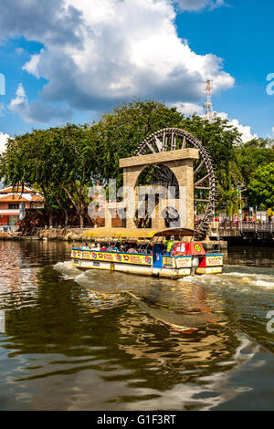 Malaysia Malacca The Malacca Sultanate Wasserrad Stockfoto