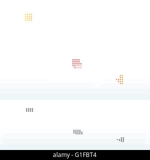 Vektor-Bild - Karte von Tokelau mit Punktmuster Stock Vektor