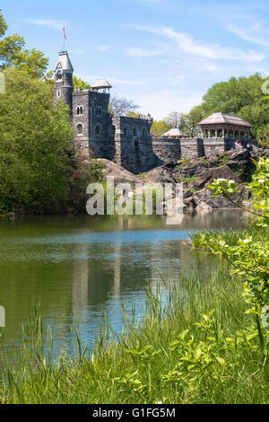 Schloss Belvedere, Central Park, New York Stockfoto