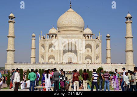 Taj Mahal, Agra, Uttar Pradesh, Indien Stockfoto