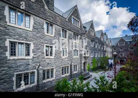 Die Burwash Wohngebäude an der Victoria University, an der University of Toronto in Toronto, Ontario. Stockfoto