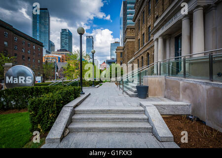 Die MaRS-Zentrum, im Bezirk Entdeckung, Toronto, Ontario. Stockfoto