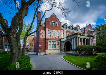 Die Regis College Library an der University of Toronto in Toronto, Ontario. Stockfoto