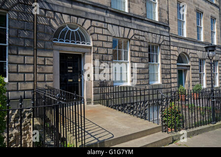 14 Indien Straße in Edinburghs Neustadt, der Geburtsort von James Clerk Maxwell (1831-79). Stockfoto