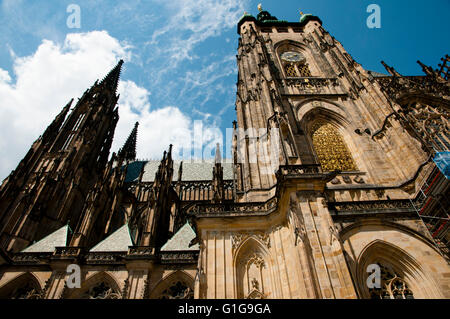 St-Veits-Dom - Prag - Tschechische Republik Stockfoto