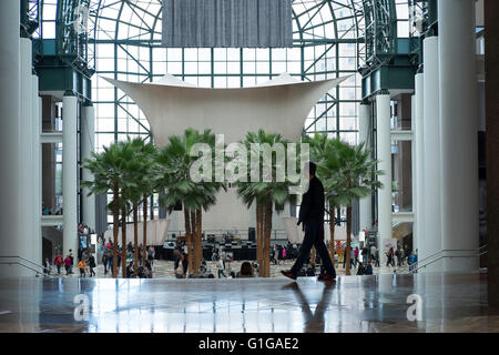 Wintergarten-Atrium in Brookfield Place in der Innenstadt von Manhattan New York Stockfoto