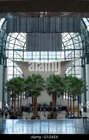 Wintergarten-Atrium in Brookfield Place in der Innenstadt von Manhattan New York Stockfoto